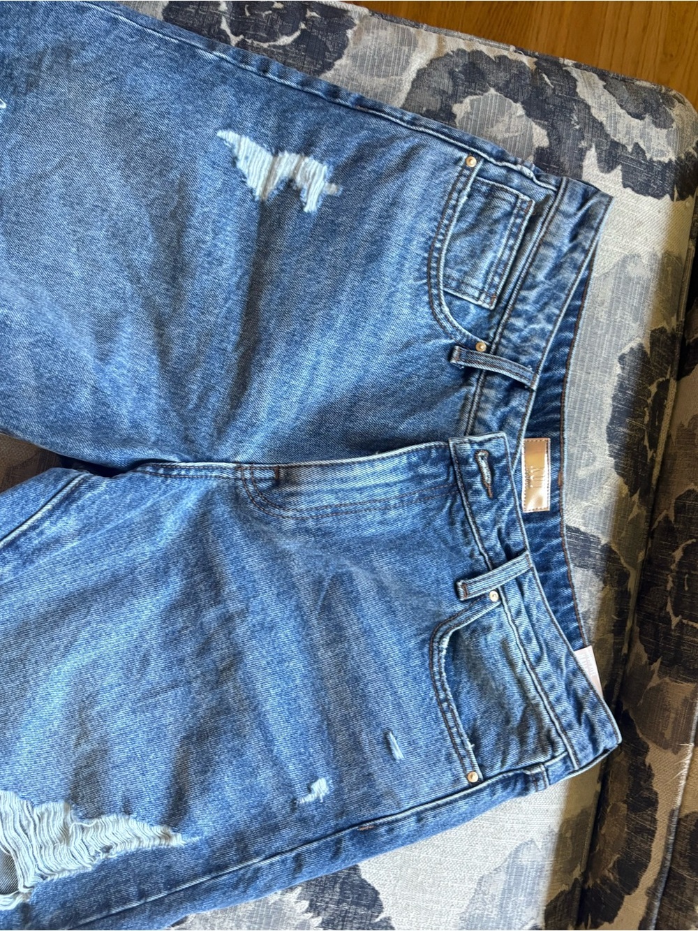 Kut from the Kloth Men's Relaxed Distressed Jeans - Blue